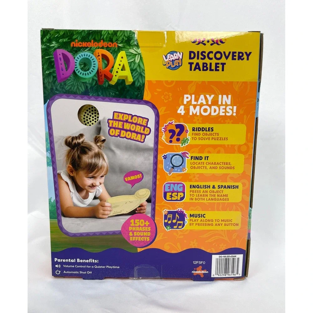 Dora the Explorer Learn & Play Discovery Tablet English Spanish 150+ Phrases